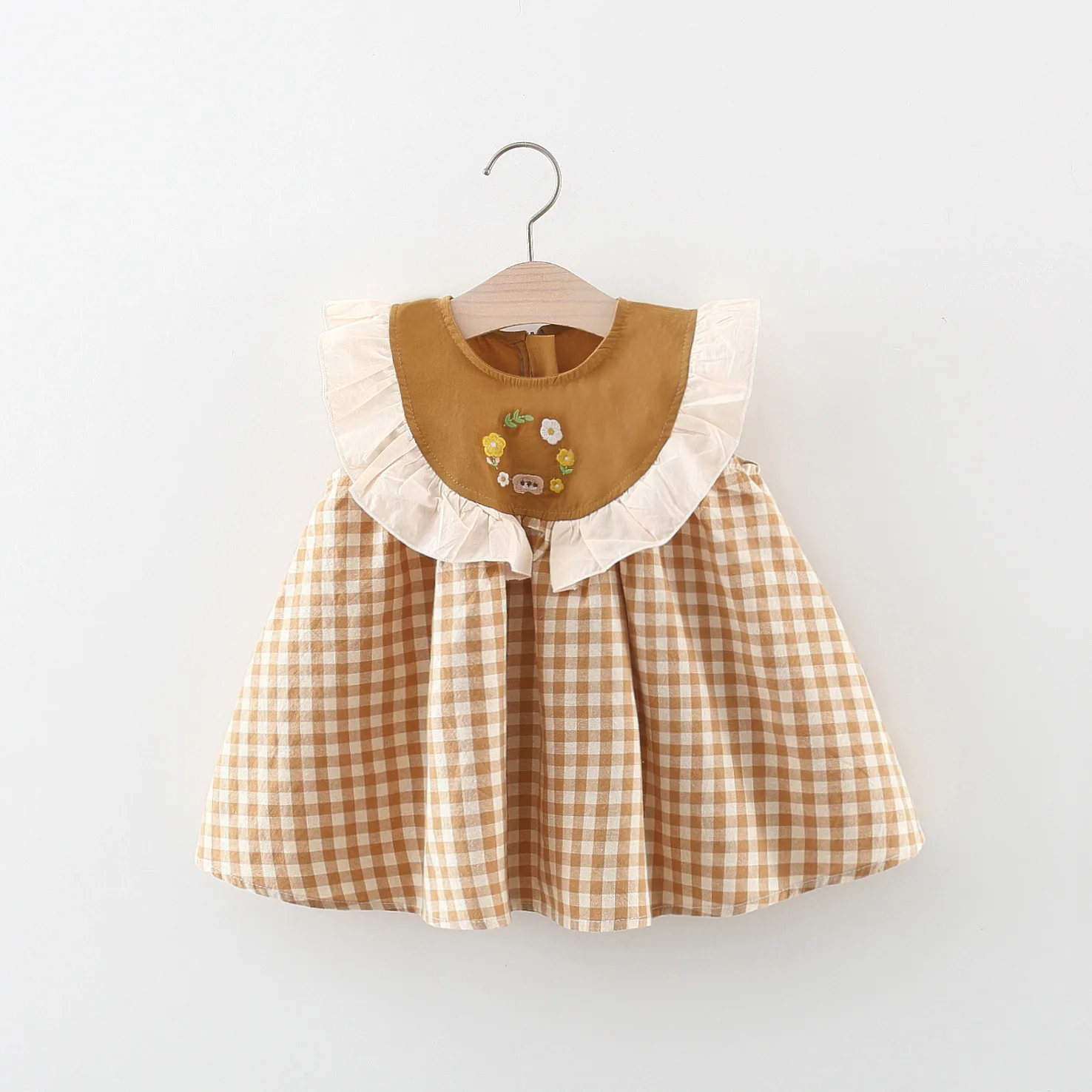 Vestido de verano de algodón sin mangas estilo coreano para niña - imagen 5