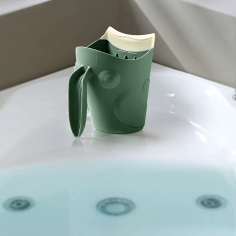 Taza de baño con forma de rana para bebés