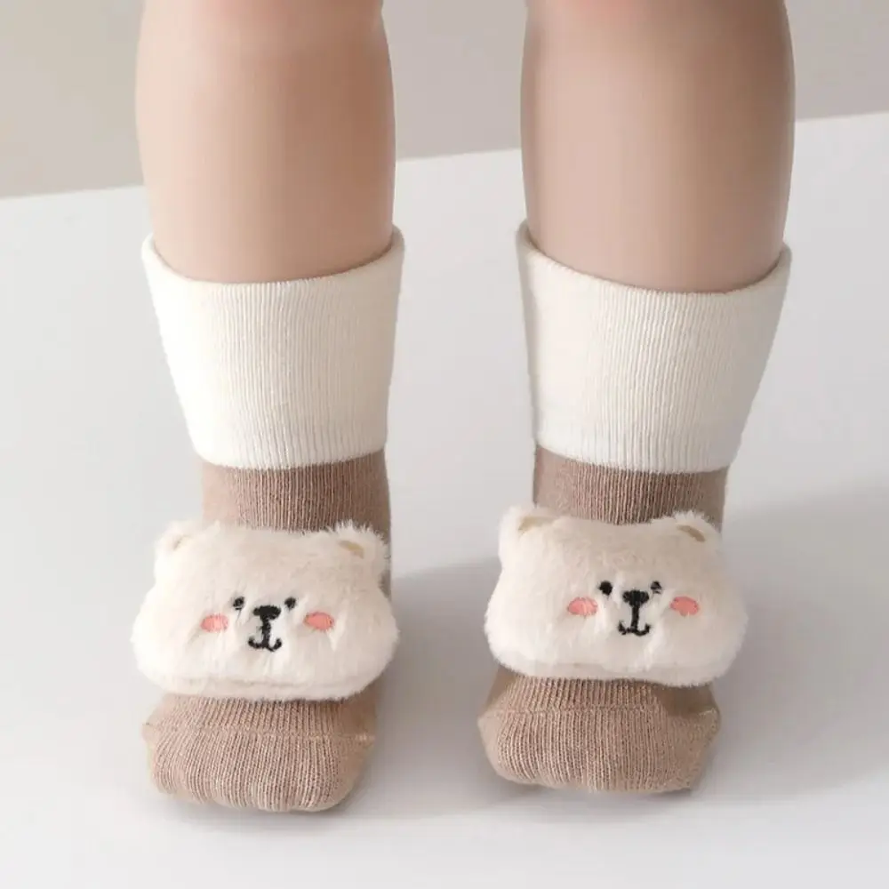 Calcetines antideslizantes de lana para bebé – Otoño invierno