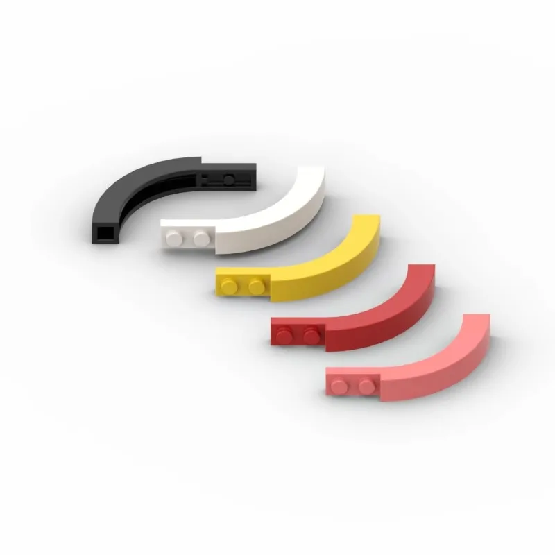 Arco de ladrillos curvos 1x6x3 – 20 piezas para bloques educativos - imagen 4
