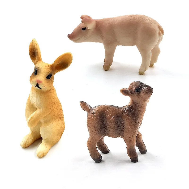 Figuras de animales de resina para decoración infantil - imagen 3