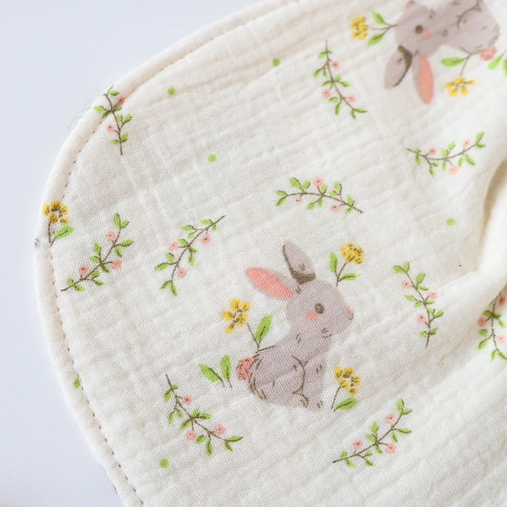 Almohada antivómitos transpirable absorbente para bebé de algodón