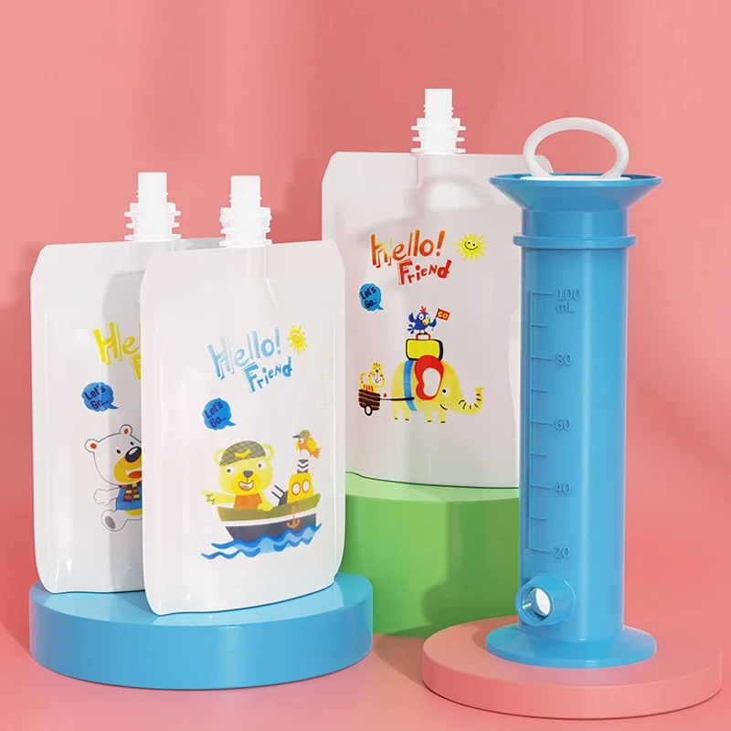Dispensador de fruta para bebé recién nacido – Bolsa alimentación