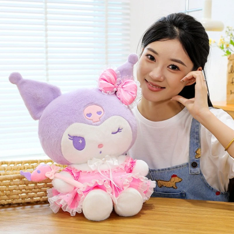 Peluche Kuromi Sanrio suave para niños, personaje Lolita - imagen 2