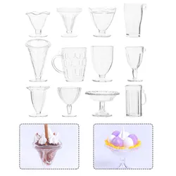 Juego de helado educativo imitación con tazones plásticos