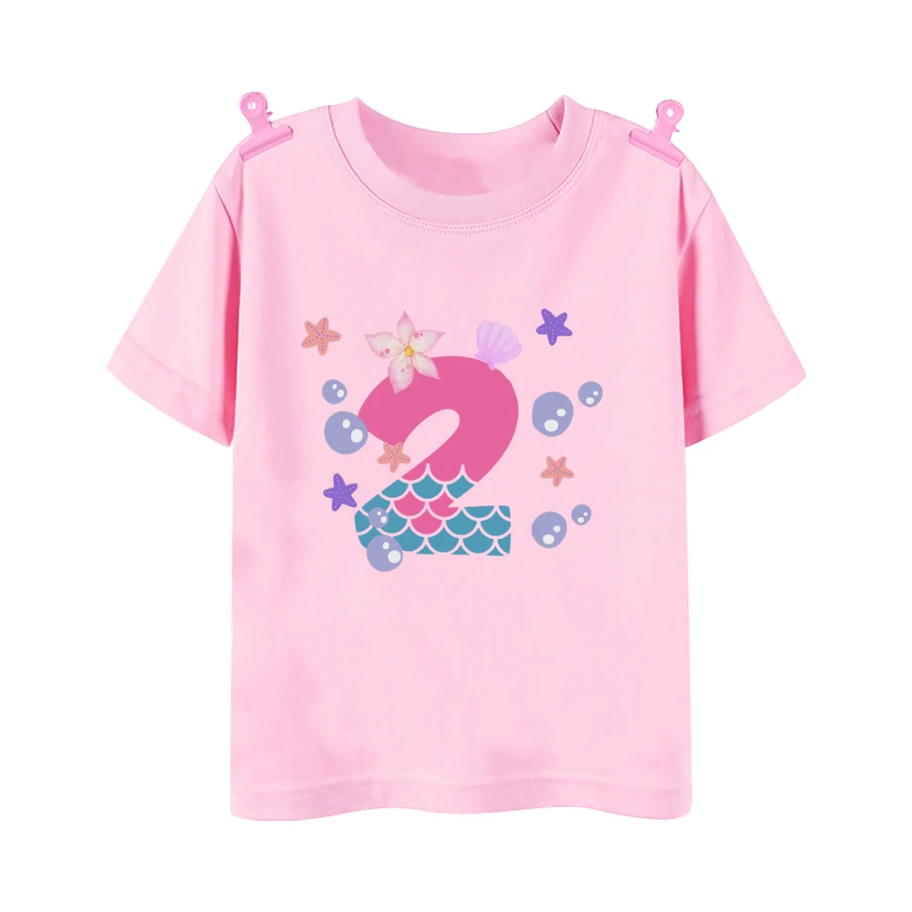 Sea Anima Camiseta de cumpleaños infantil 1-9 años - Tema oceánico