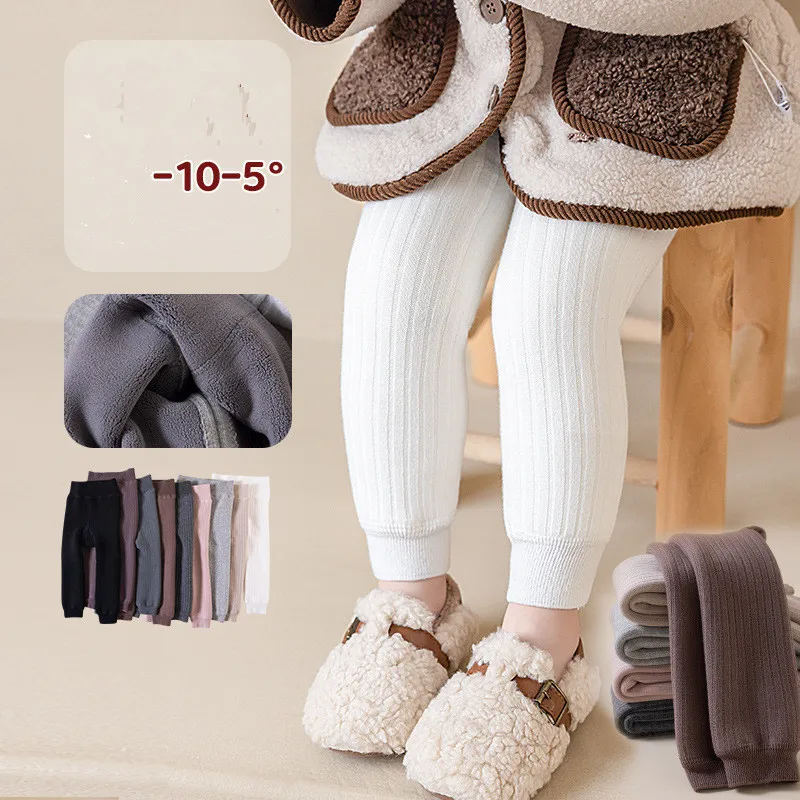 Leggings de forro polar para niños: cálidos en otoño e invierno - imagen 5