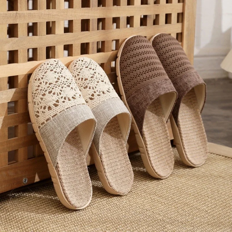 Zapatillas de lino antideslizantes para bebé – Primeros pasos - imagen 5
