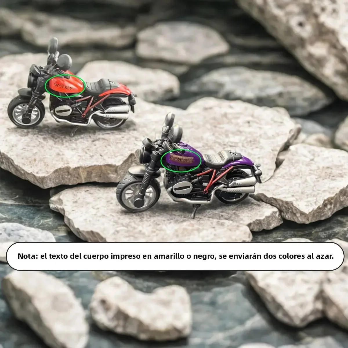 Miniatura moto de aleación para niños - Juguete coleccionable - imagen 4