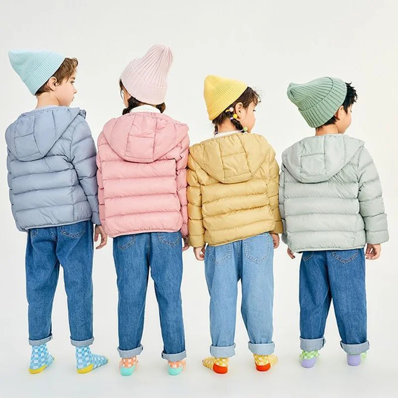 Chaqueta de plumón ligera para niños con capucha de pato - imagen 4