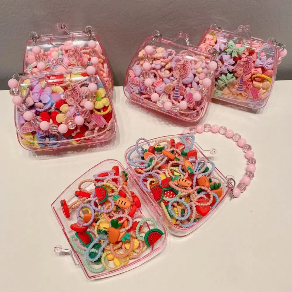 Lazos elásticos infantiles para el cabello con personajes animados