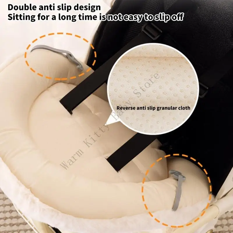 Cojín universal para cochecito de bebé – Almohada adaptable y cómoda - imagen 4