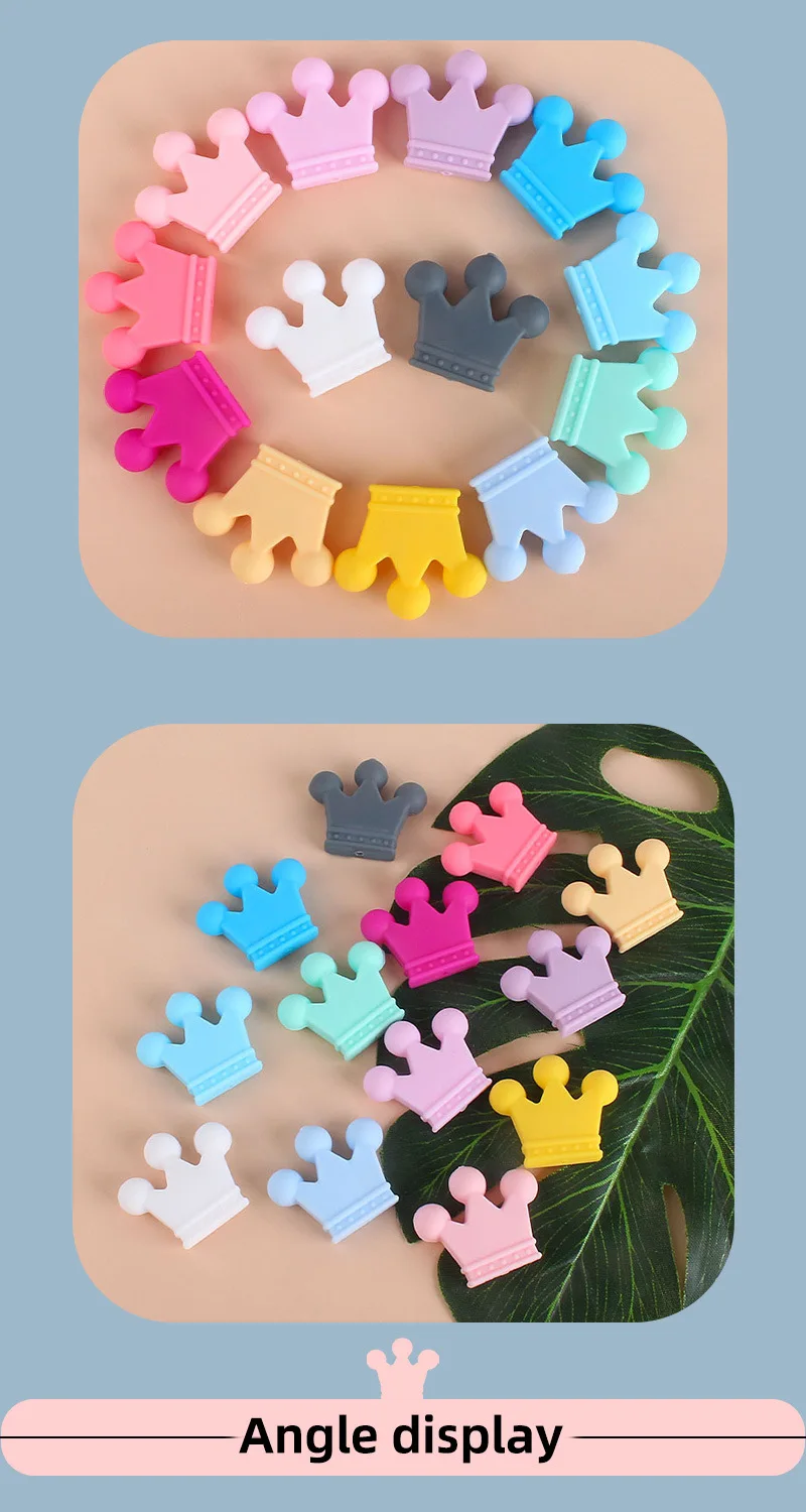 Cuentas de silicona para corona DIY