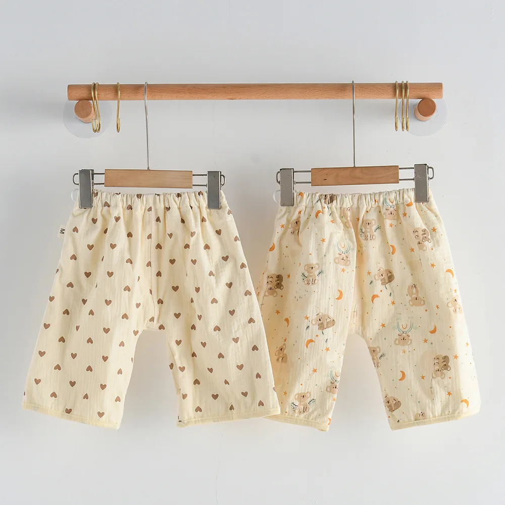 Pantalones impermeables de gasa de algodón para bebé – Cómodos y transpirables - imagen 4