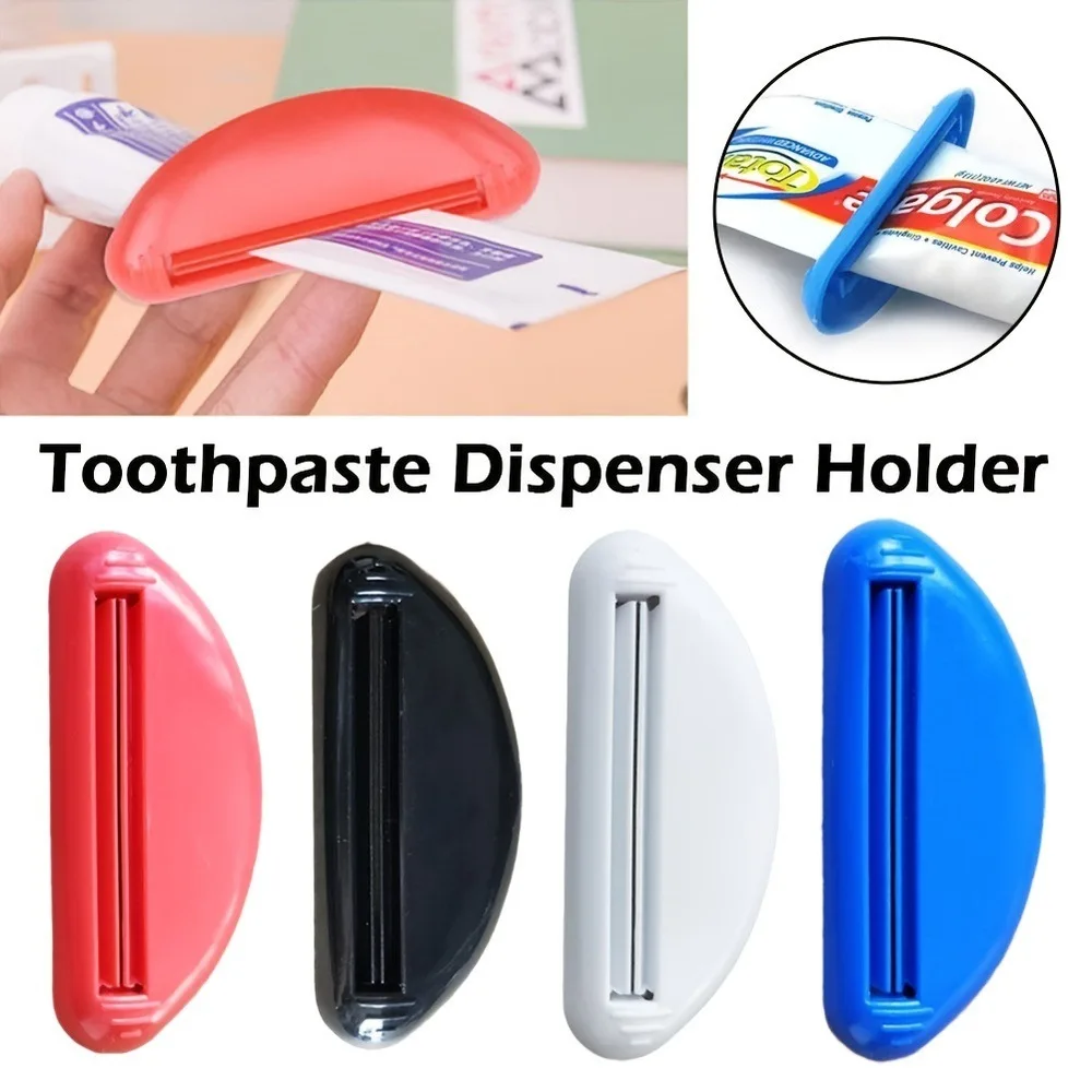 Exprimidor de pasta dientes con clip para apretar