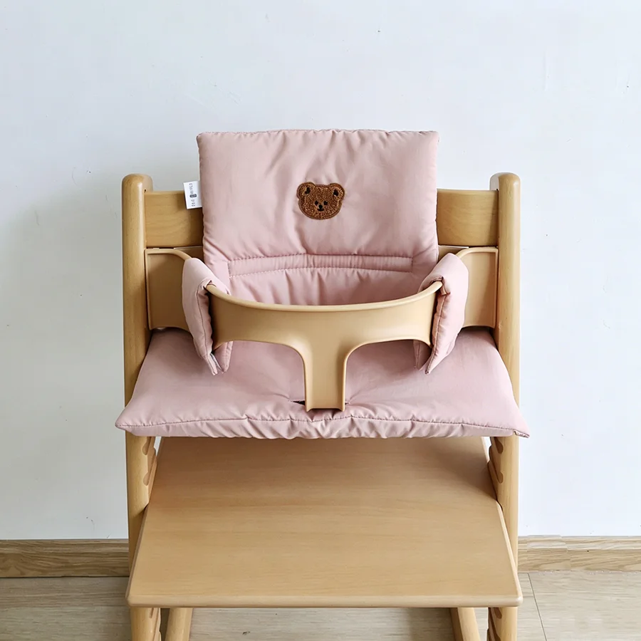 Cojín transpirable para silla de comedor infantil, color liso - imagen 2