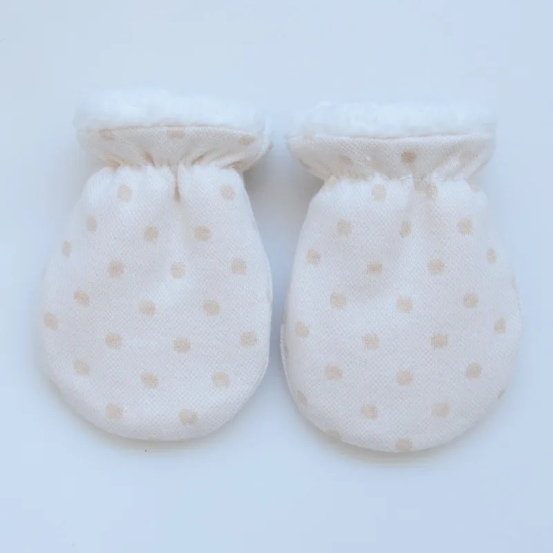 Manoplas antiarañazos para bebé de invierno gruesas con dibujos - imagen 3