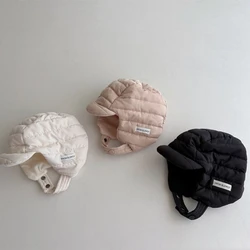 Gorro impermeable de algodón para bebé con protección de oídos
