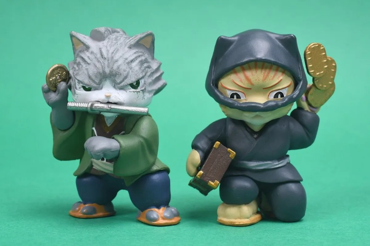 Juguete cápsula Qualia Goemon samurái con accesorios - imagen 2