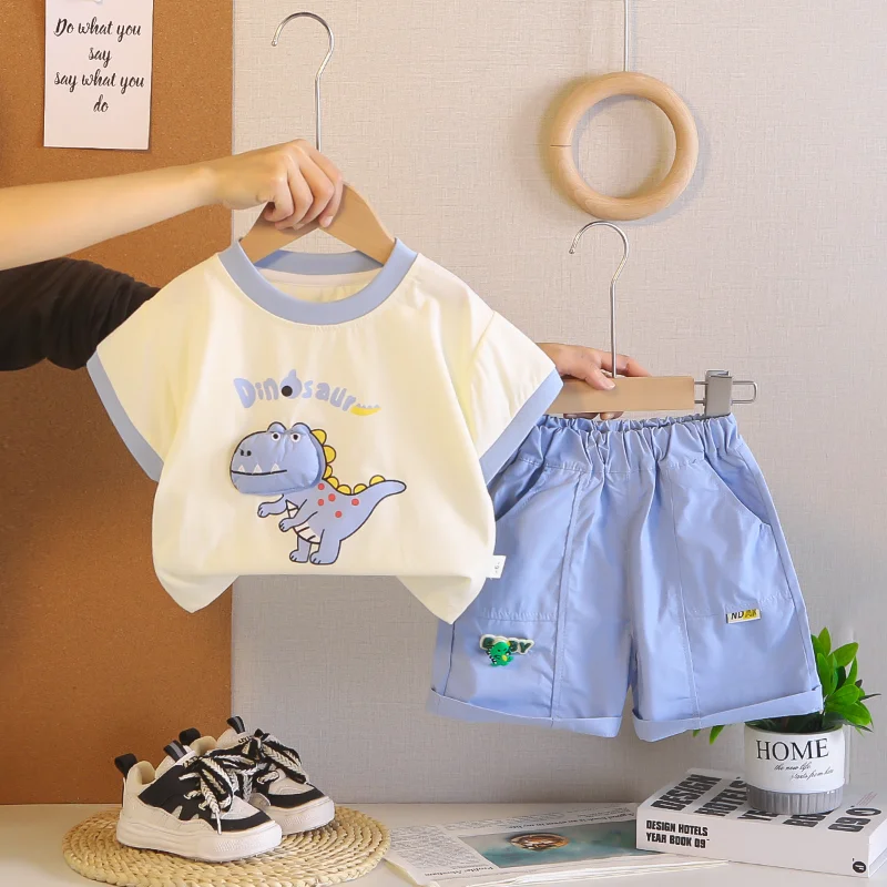 Conjunto de verano para bebé: camiseta de manga corta y shorts - imagen 3