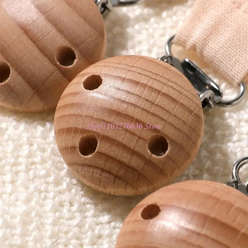 Cadena para chupete de bebé con mordedor calmante de agarre - imagen 4