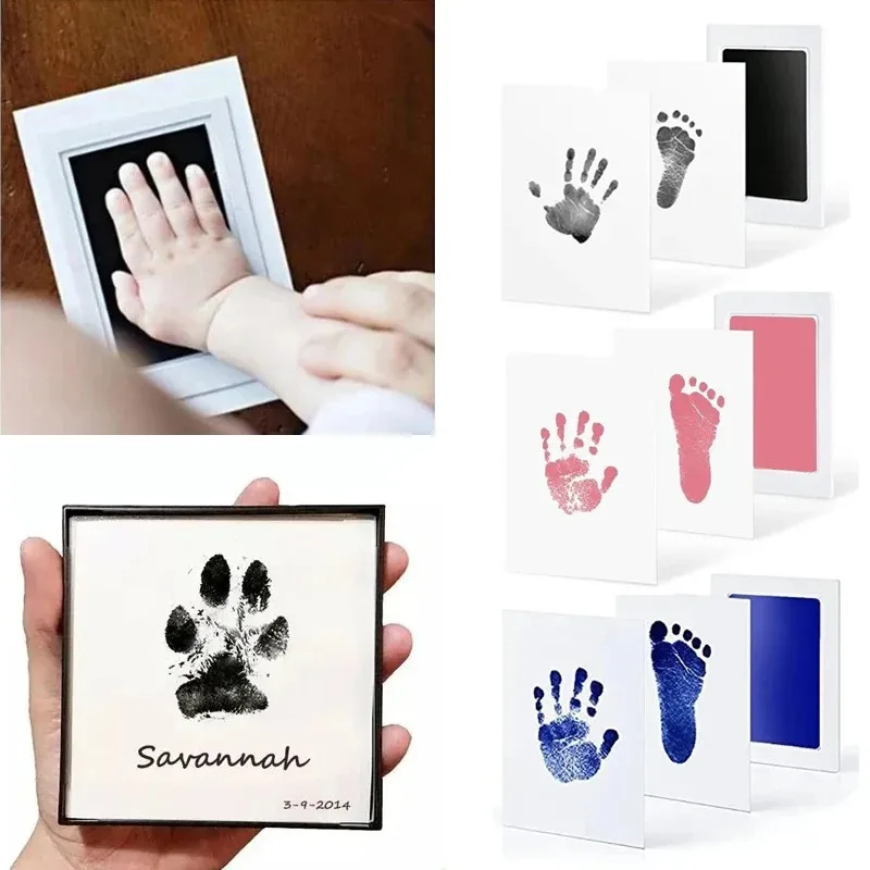 Kit huellas de nacimiento sin contacto con almohadilla tinta - imagen 3