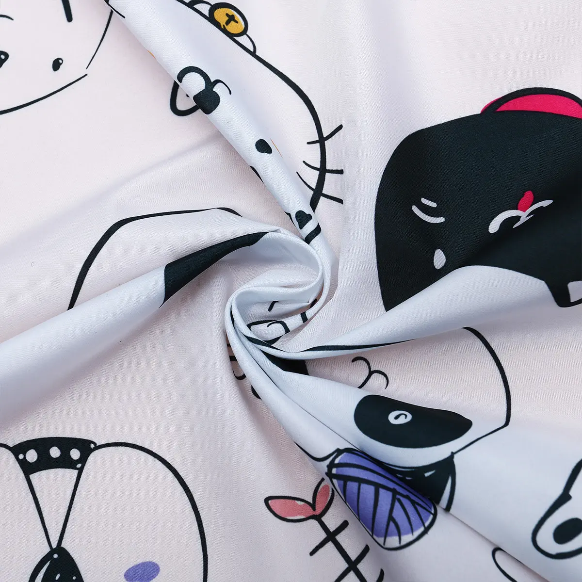 Capa de peluquería infantil impermeable con dibujos animados - imagen 3