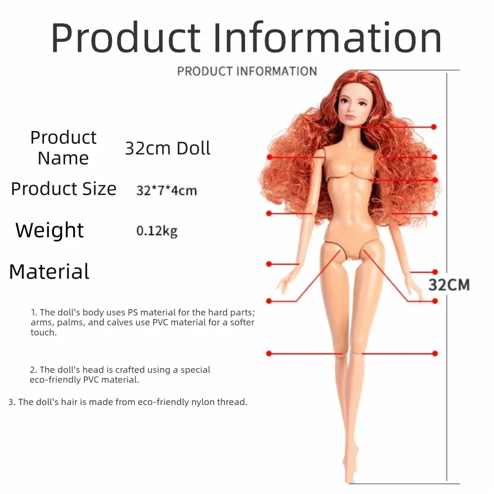 Muñeca articulada europea de colección supermodelo con pelo rubio - imagen 3