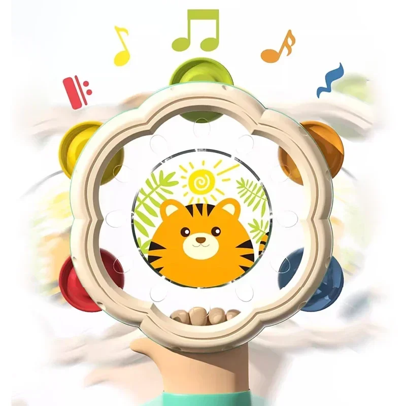 Tambor Montessori infantil de juguete musical para manos - imagen 3
