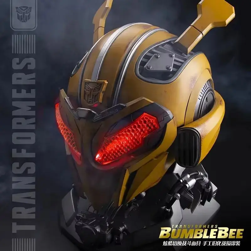 Máscara Bumblebee con control por voz y Bluetooth, luz en ojos - imagen 4