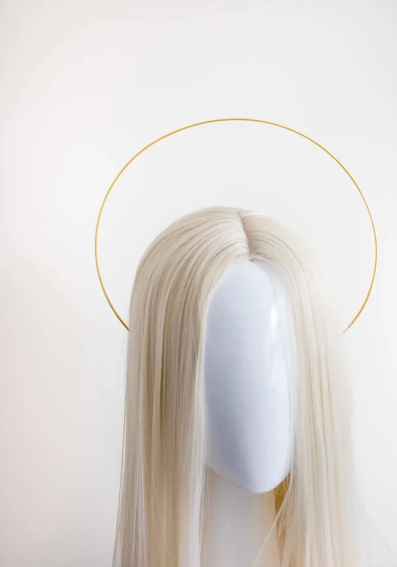 Diadema tipo halo para sesiones y eventos