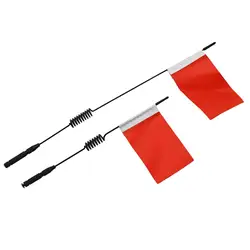 Antenas metálicas con bandera para coche teledirigido todoterreno