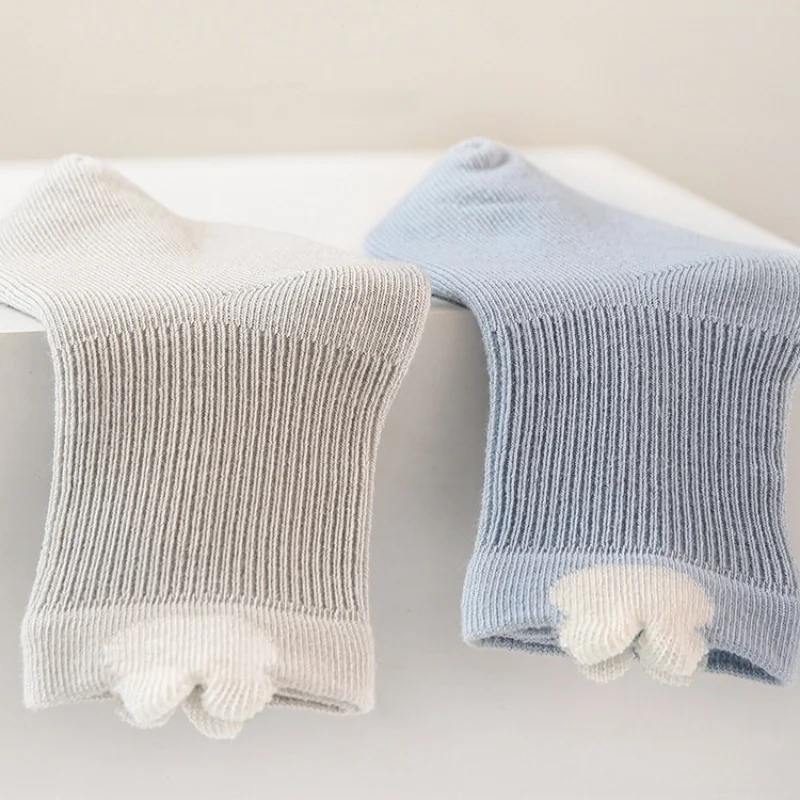 Calcetines de algodón con osito para niños – Primavera y otoño - imagen 5