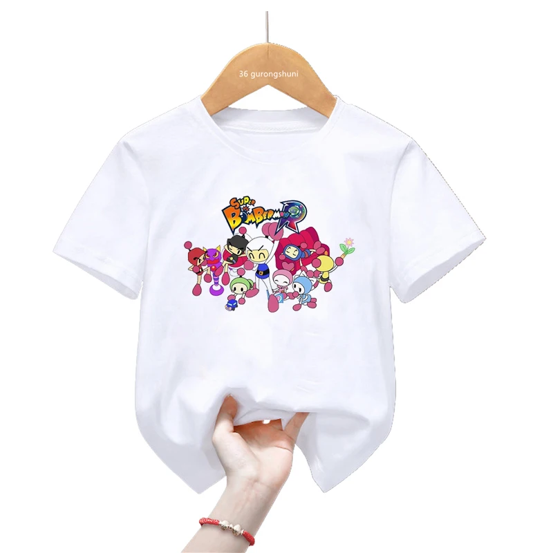 Camiseta verano niños con dibujos animados – Manga corta The Bomberboii - imagen 3