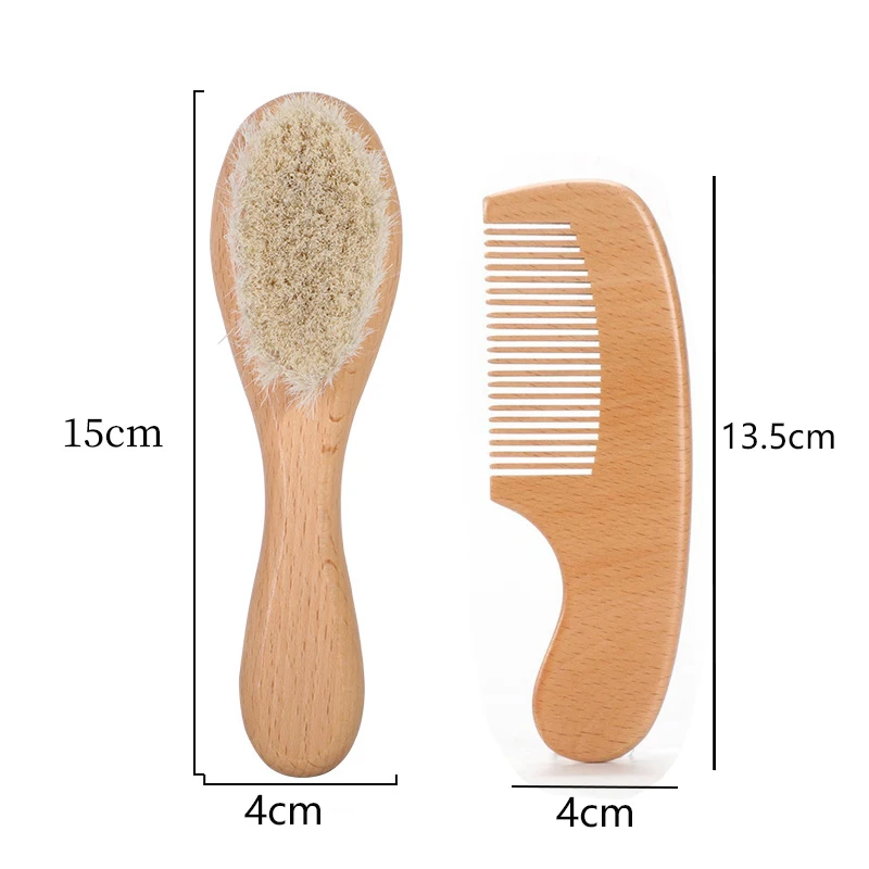 Pure Natur Peine de madera para bebé recién nacido - imagen 4