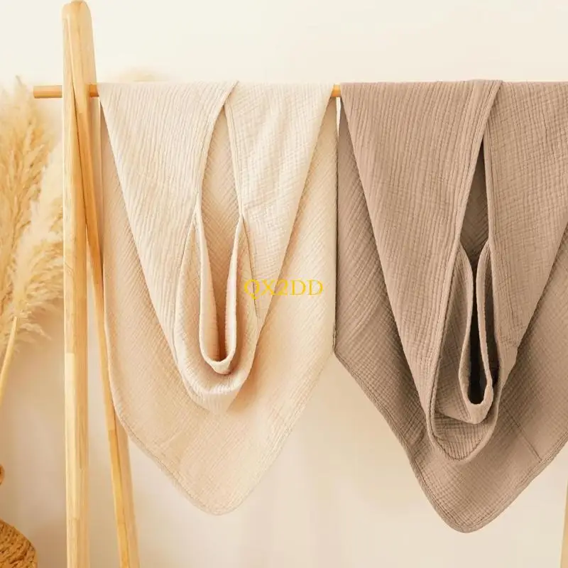 QX2D toalla bebé con capucha gasa de algodón súper suave absorbente - imagen 2