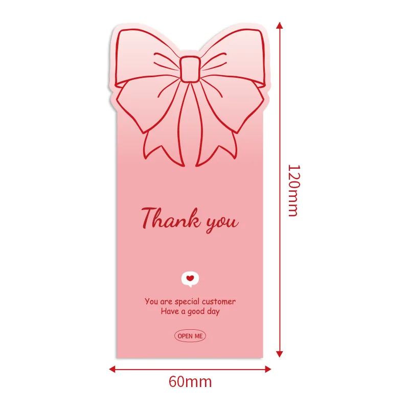 Pack de 50 pegatinas con diseño de lazo