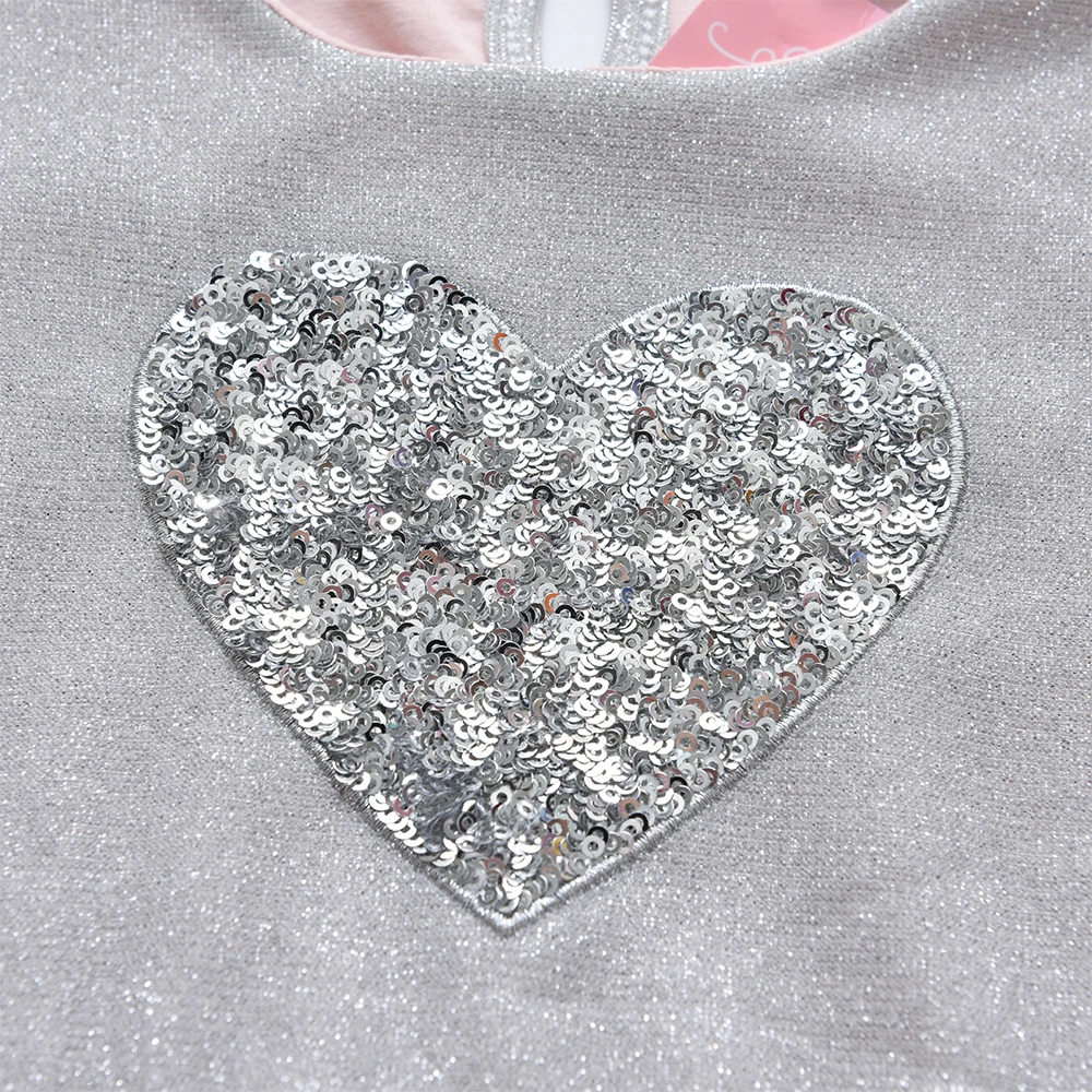 DXTON Vestido de princesa infantil con lentejuelas - imagen 5
