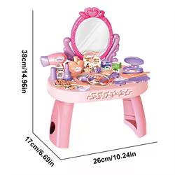 Set de maquillaje infantil con juegos de rol para niñas