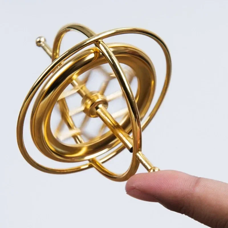 Spinner sensorial de metal antiestrés autoequilibrado para dedo - imagen 2