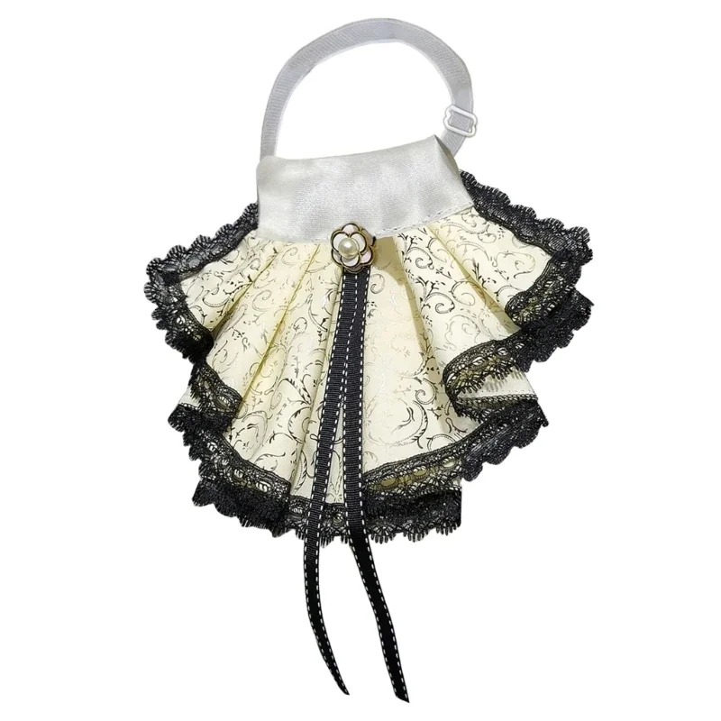 Cuello desmontable victoriano con lazo para disfraz infantil - imagen 5