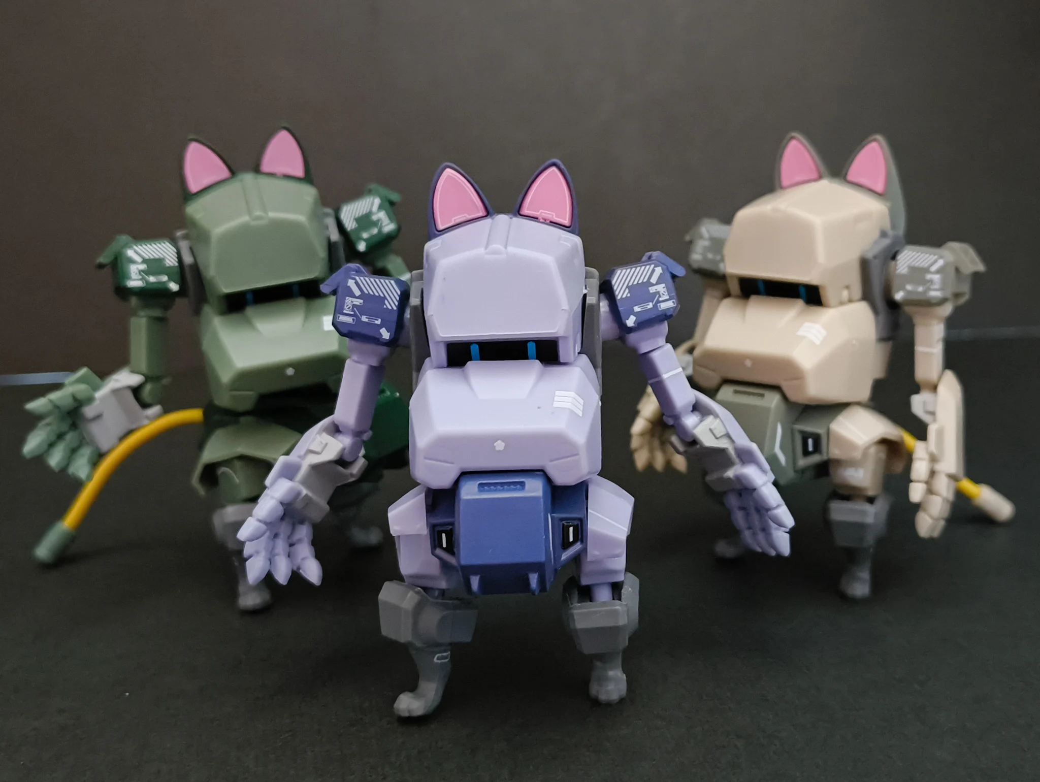 Figura transformable robot de gato para montar, juguete cápsula - imagen 4