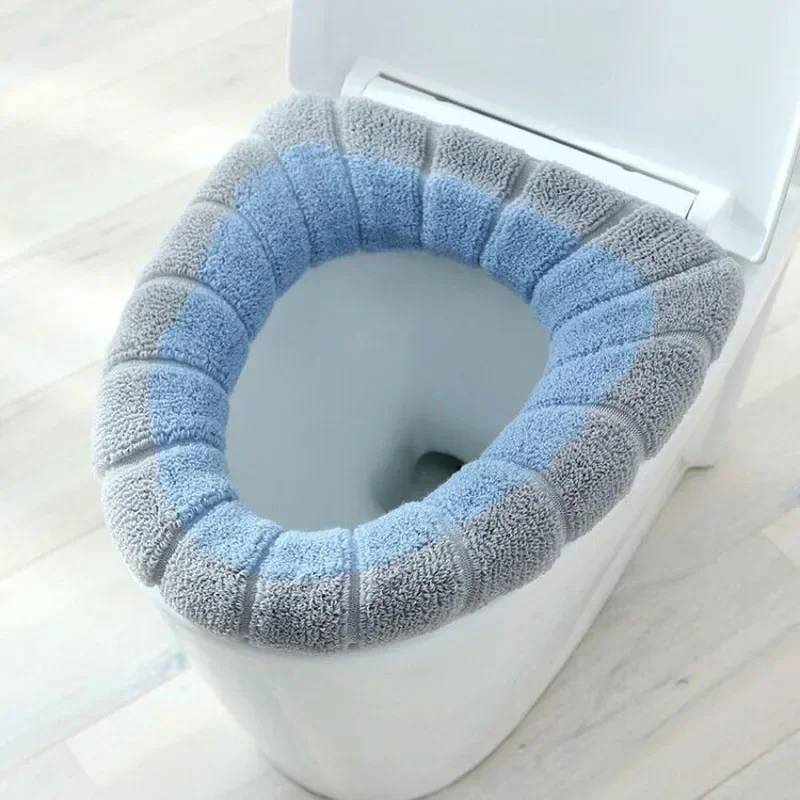 vvocci Funda de asiento de inodoro de punto estilo calabaza