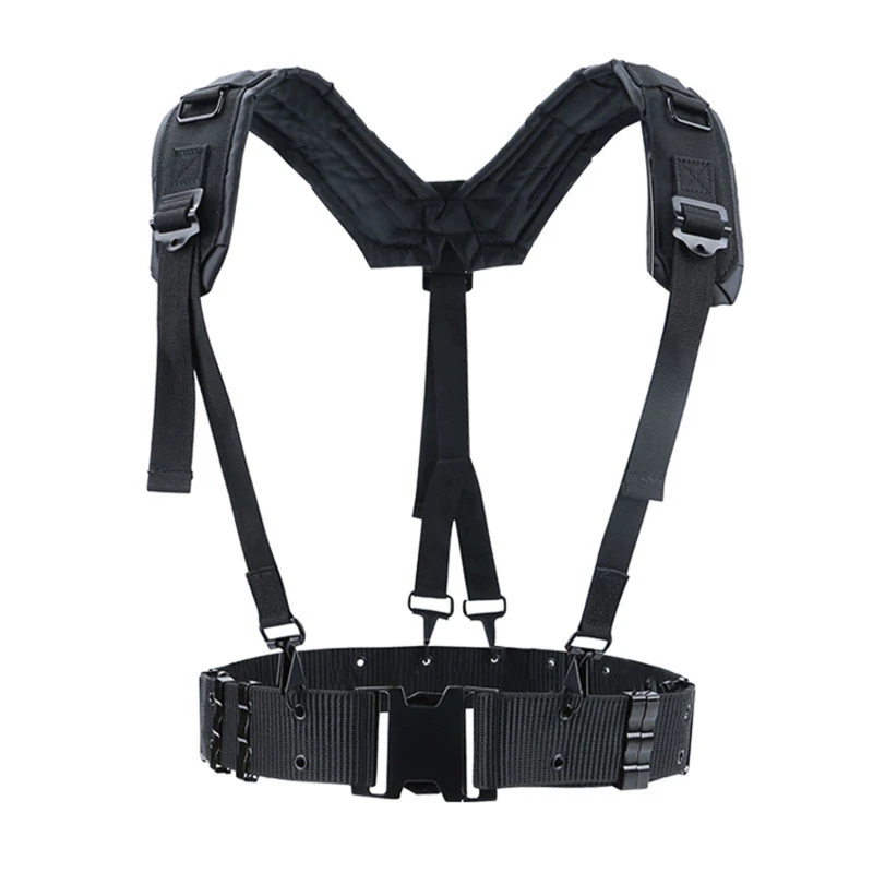 Cinturón táctico en Y para caza y airsoft con correa de pecho - imagen 2