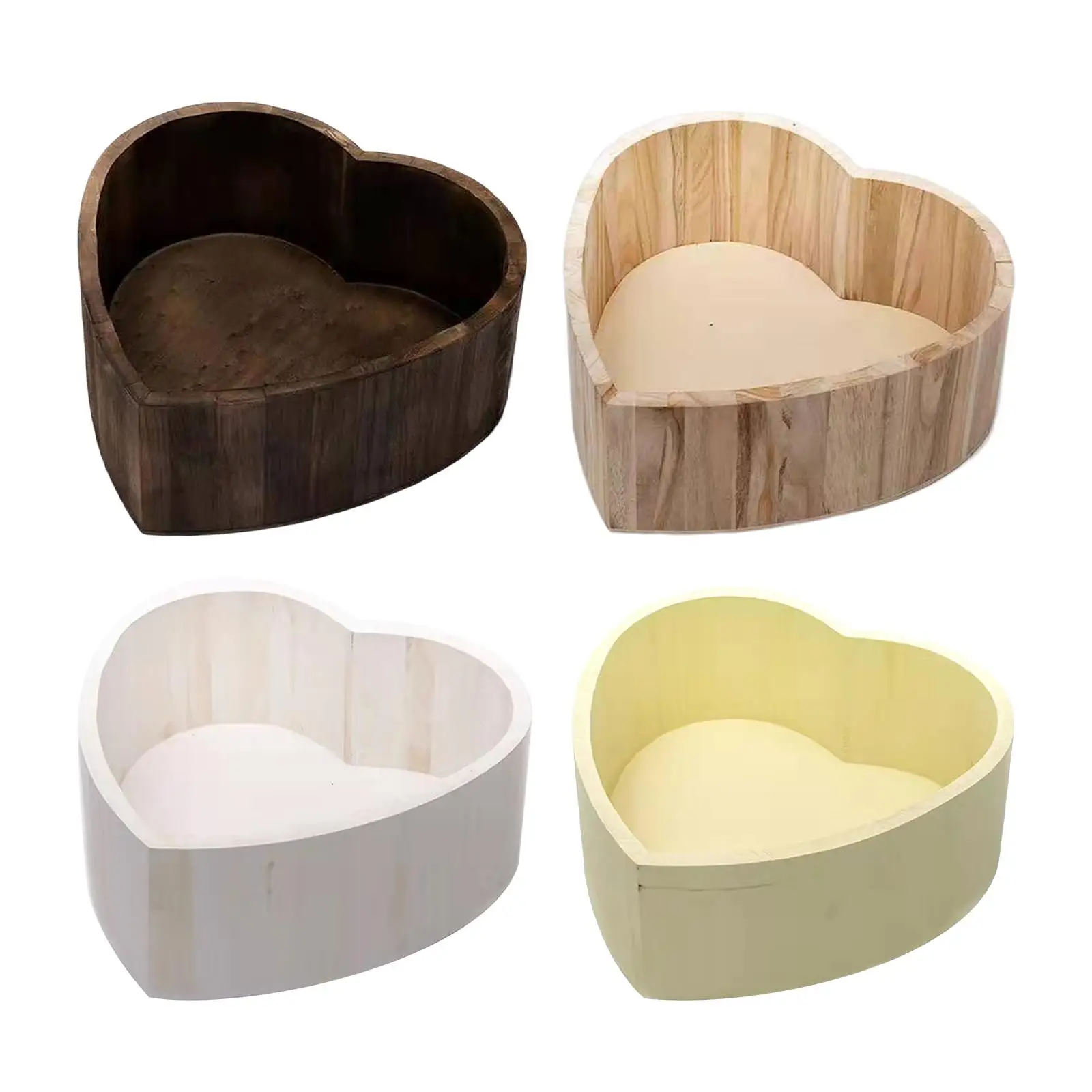 Bañera de madera para baby shower y cumpleaños