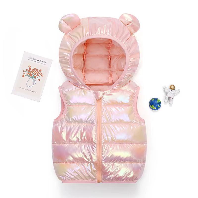 Chaleco algodón con capucha bebé – Ideal otoño-invierno, cómodo