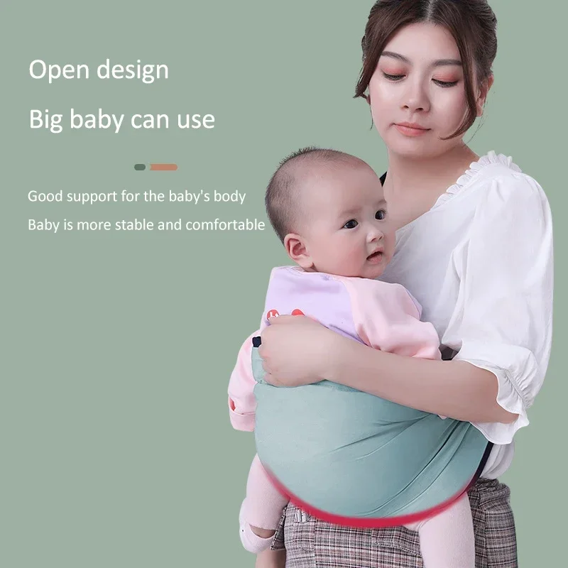 Portabebés ergonómico con anillo multifuncional cómodo para bebé - imagen 5