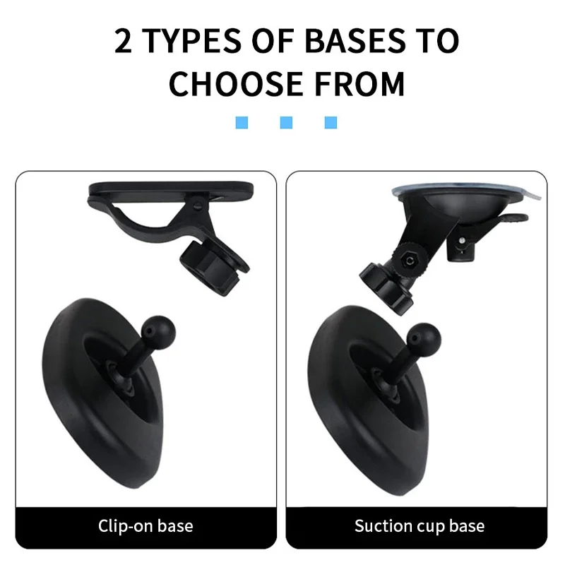 Espejo retrovisor360° vigilancia bebé coche giratorio con ventosa - imagen 2