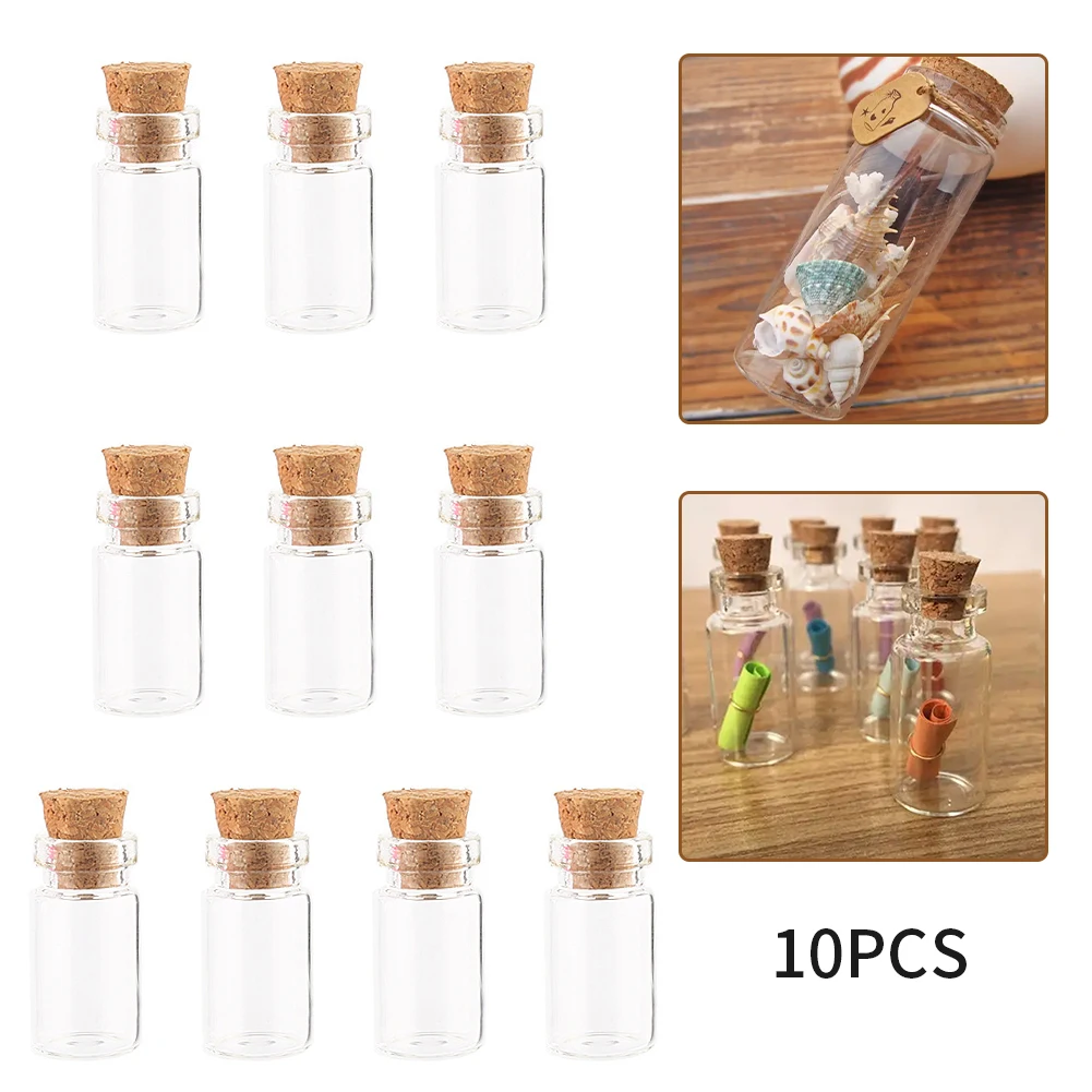 Contenedor DIY de vidrio transparente