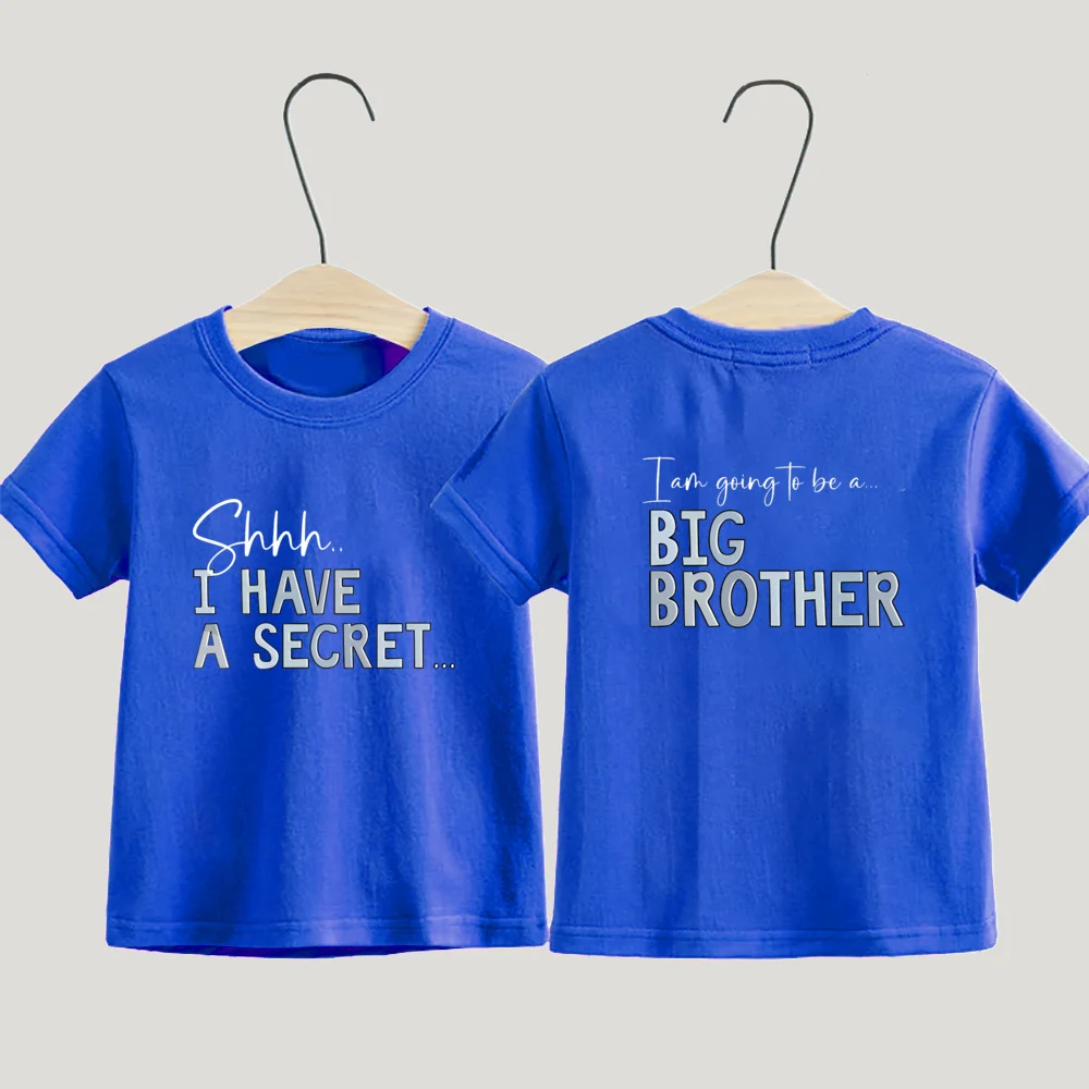 Camiseta hermano mayor para anuncio de embarazo con mensaje - imagen 2